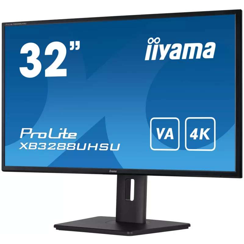 iiyama ProLite XB3288UHSU-B5 computer monitor 80 cm (31.5 inch) 3840 x 2160 pixels 4K Ultra HD LCD Black
