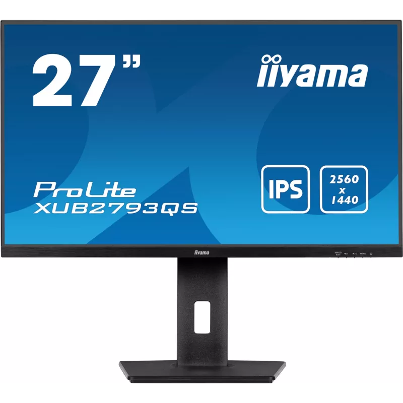 iiyama ProLite XUB2793QS-B7 computer monitor 68.6 cm (27 inch) 2560 x 1440 pixels Quad HD LED Black