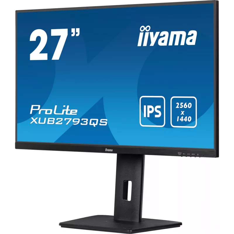 iiyama ProLite XUB2793QS-B7 computer monitor 68.6 cm (27 inch) 2560 x 1440 pixels Quad HD LED Black