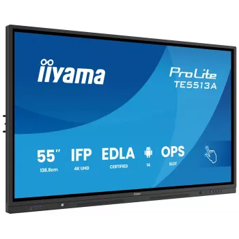 Iiyama ProLite TE5513A-B2AG 55 inch 4K UHD Interactive Touch Display with Android 14 EDLA