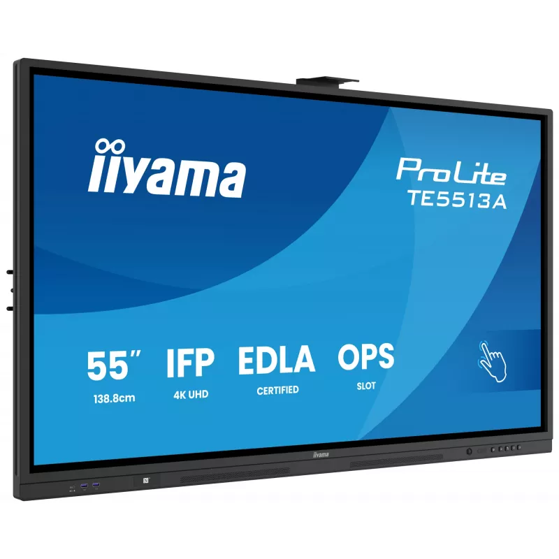 Iiyama ProLite TE5513A-B2AG 55 inch 4K UHD Interactive Touch Display with Android 14 EDLA