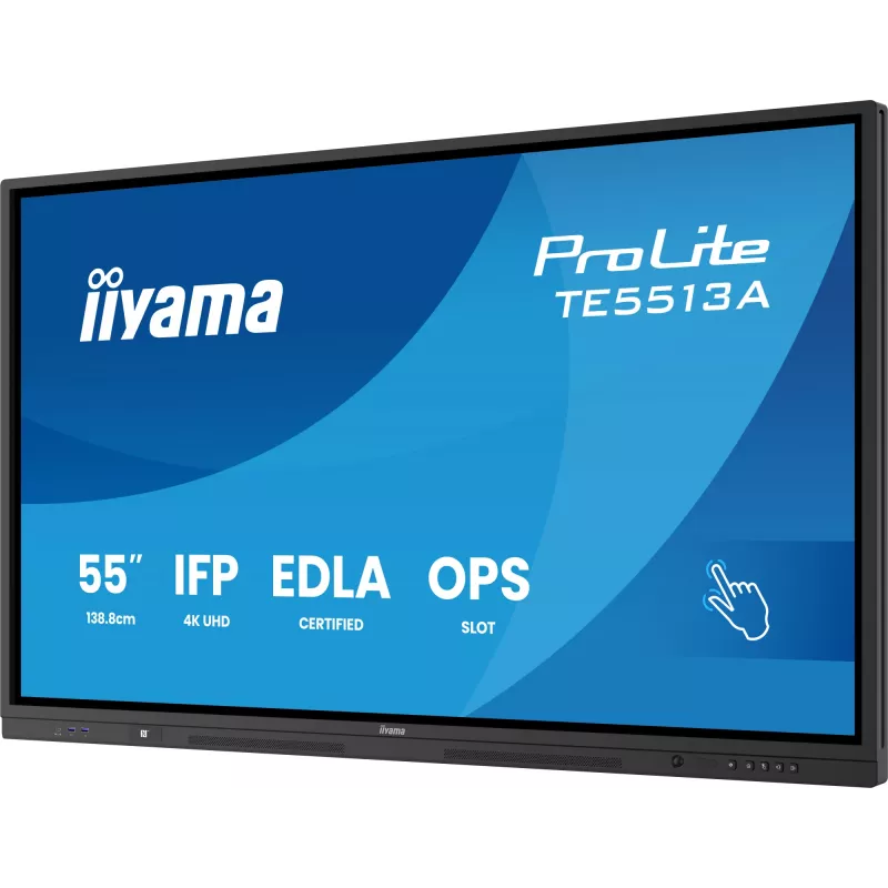 Iiyama ProLite TE5513A-B2AG 55 inch 4K UHD Interactive Touch Display with Android 14 EDLA