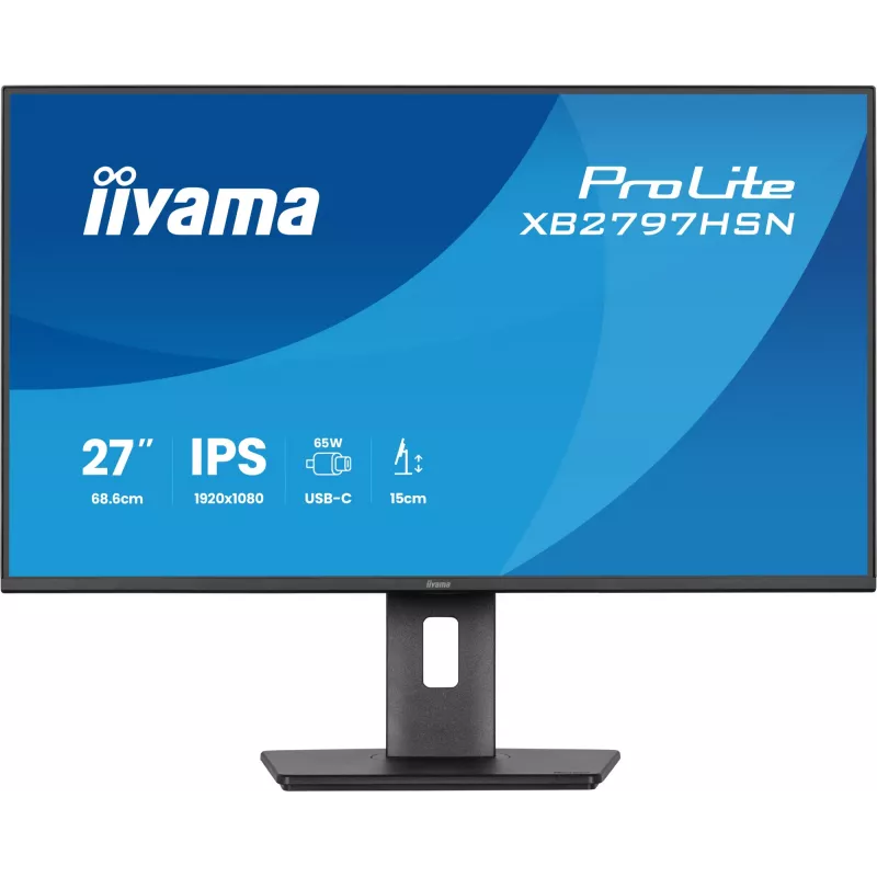 iiyama ProLite XB2797HSN-B1 computer monitor 68.6 cm (27 inch) 1920 x 1080 pixels Full HD LCD Black