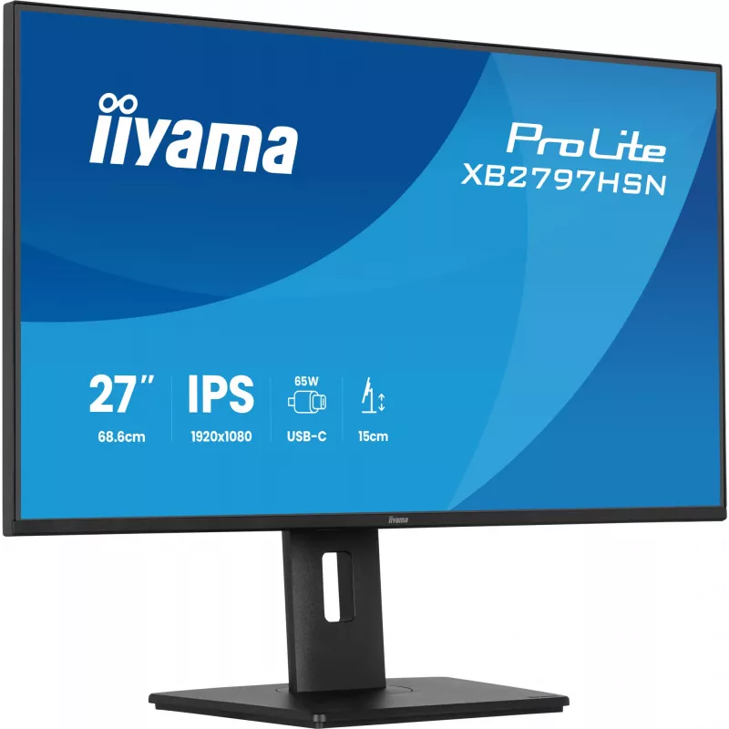iiyama ProLite XB2797HSN-B1 computer monitor 68.6 cm (27 inch) 1920 x 1080 pixels Full HD LCD Black