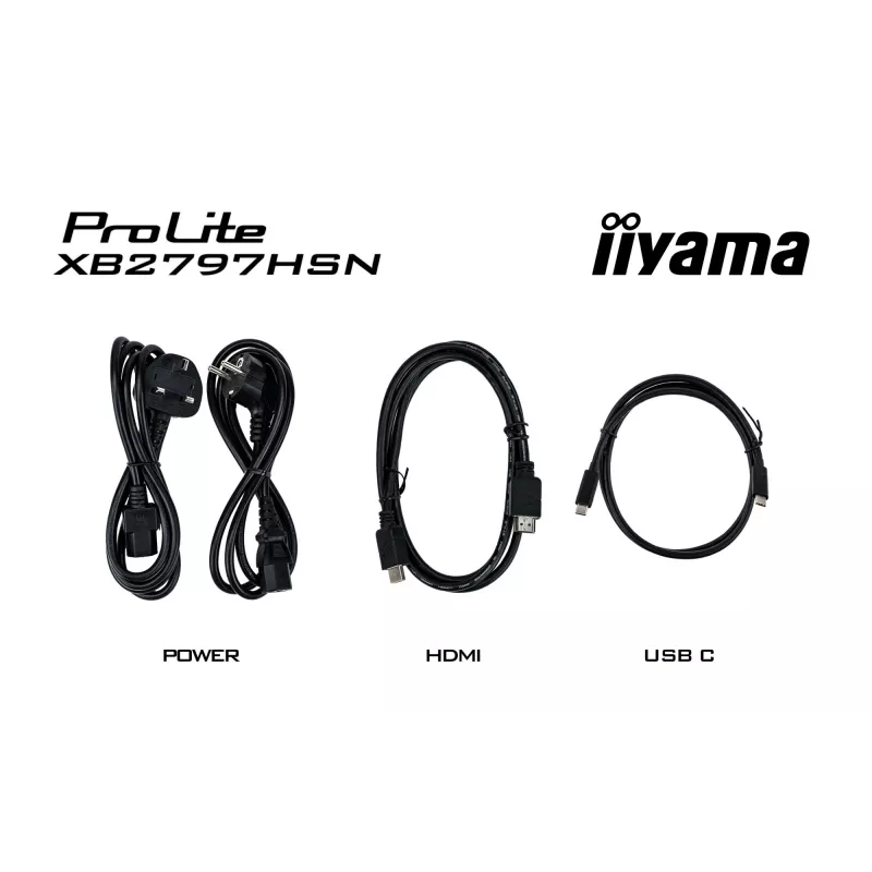 iiyama ProLite XB2797HSN-B1 computer monitor 68.6 cm (27 inch) 1920 x 1080 pixels Full HD LCD Black