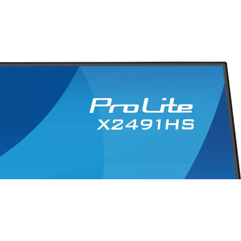Monitor IIYAMA ProLite X2491HS-B1 23.8 inch (60.5 cm) Full HD IPS LCD, 1920×1080, 178° viewing angles, matt, built-in speakers, VESA, black