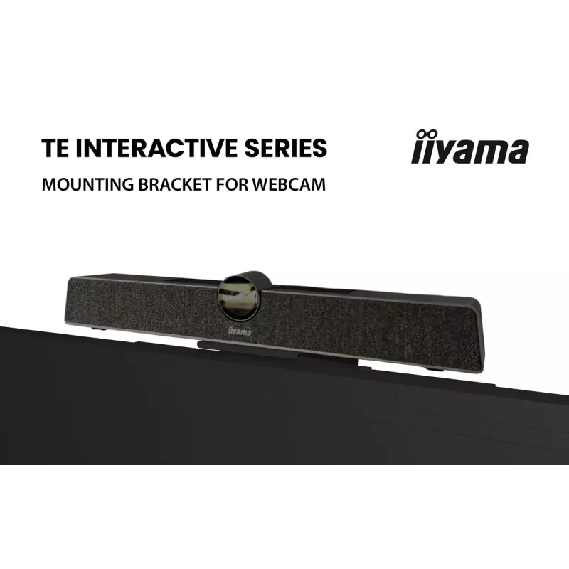 IIYAMA ProLite TE8615A-B2AG 86 inch 4K UHD Interactive Touch Display with Android 14 EDLA, Wi-Fi 6E, 20-point IR Touch, 2x16W Speakers, USB-C PD, VESA 800x400