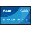 IIYAMA ProLite TE8615A-B2AG 86 inch 4K UHD Interactive Touch Display with Android 14 EDLA, Wi-Fi 6E, 20-point IR Touch, 2x16W Speakers, USB-C PD, VESA 800x400