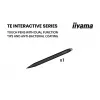 IIYAMA ProLite TE8615A-B2AG 86 inch 4K UHD Interactive Touch Display with Android 14 EDLA, Wi-Fi 6E, 20-point IR Touch, 2x16W Speakers, USB-C PD, VESA 800x400