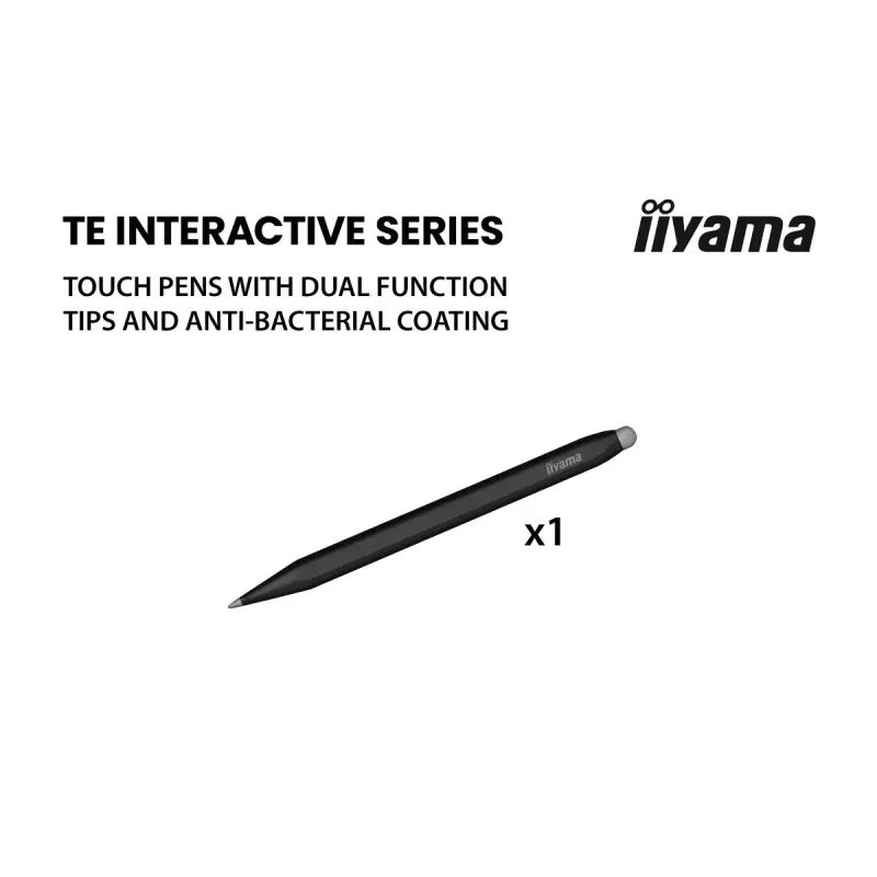 IIYAMA ProLite TE8615A-B2AG 86 inch 4K UHD Interactive Touch Display with Android 14 EDLA, Wi-Fi 6E, 20-point IR Touch, 2x16W Speakers, USB-C PD, VESA 800x400