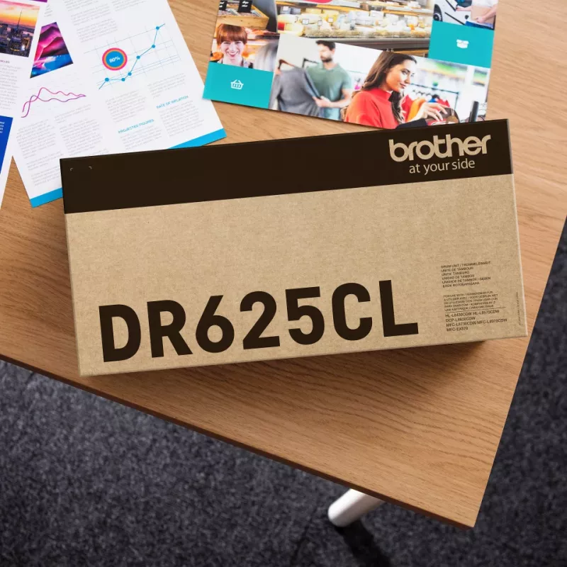 Printer drum Brother DR-625CL original for MFC-L8970CDW / HL-L8570CDW — color (CMYK), 300×120×330 mm