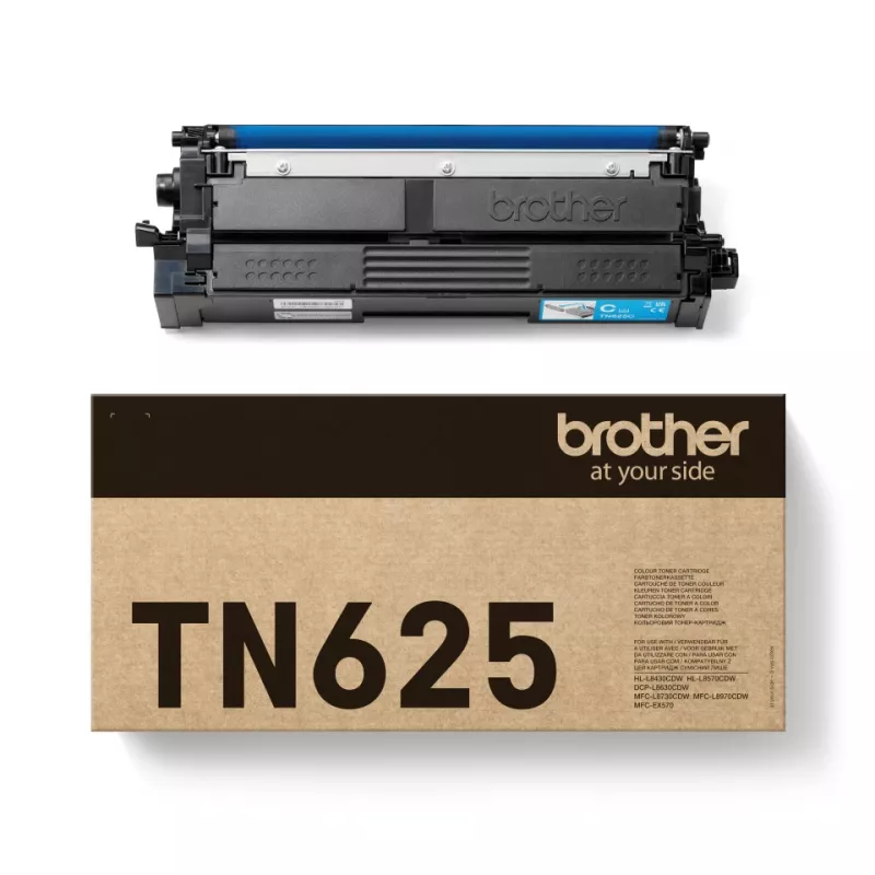 Toner cartridge Brother TN-625C Cyan, original, yield 1800 pages, 1 pc