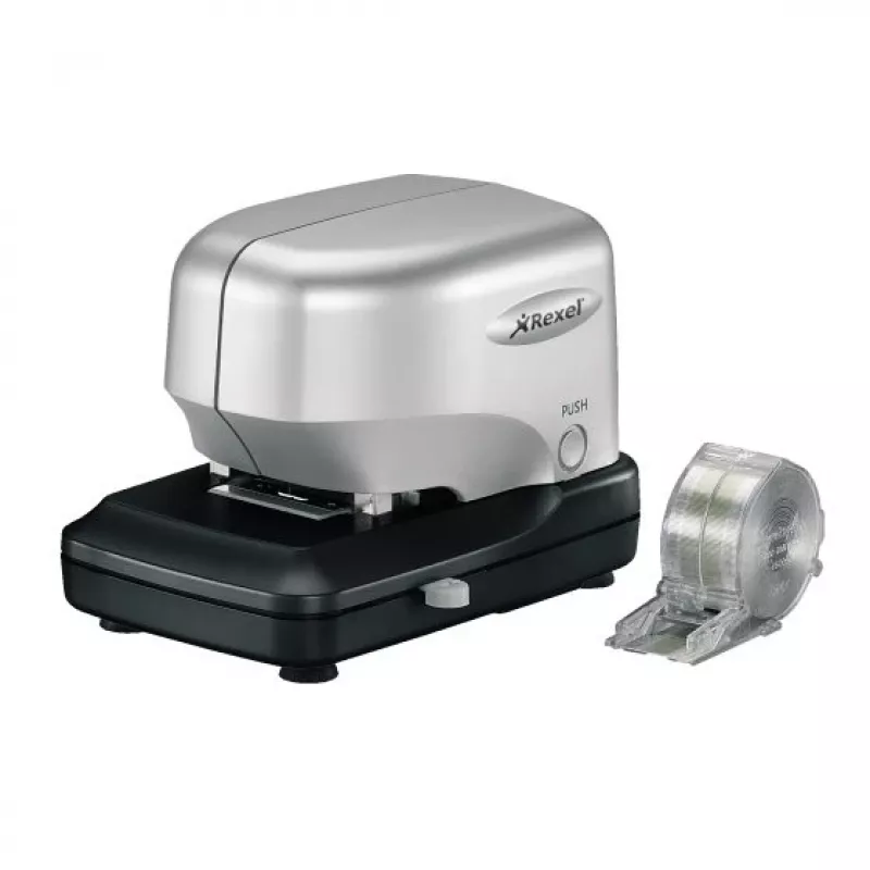 Rexel Stella30 Electric Cartridge Stapler Silver/Black, 30 sheets, 5000 staples, Black, Silver, 215 mm, 196 mm, 138 mm