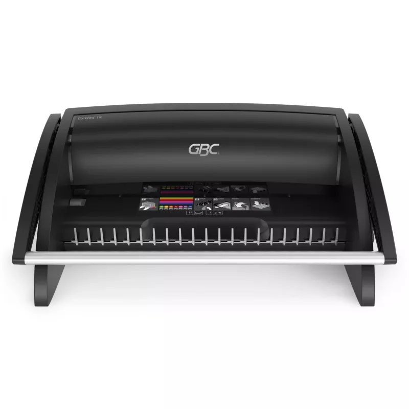 GBC Binding Machine CombBind® C110, Comb binding machine, Manual, 195 sheets, Black