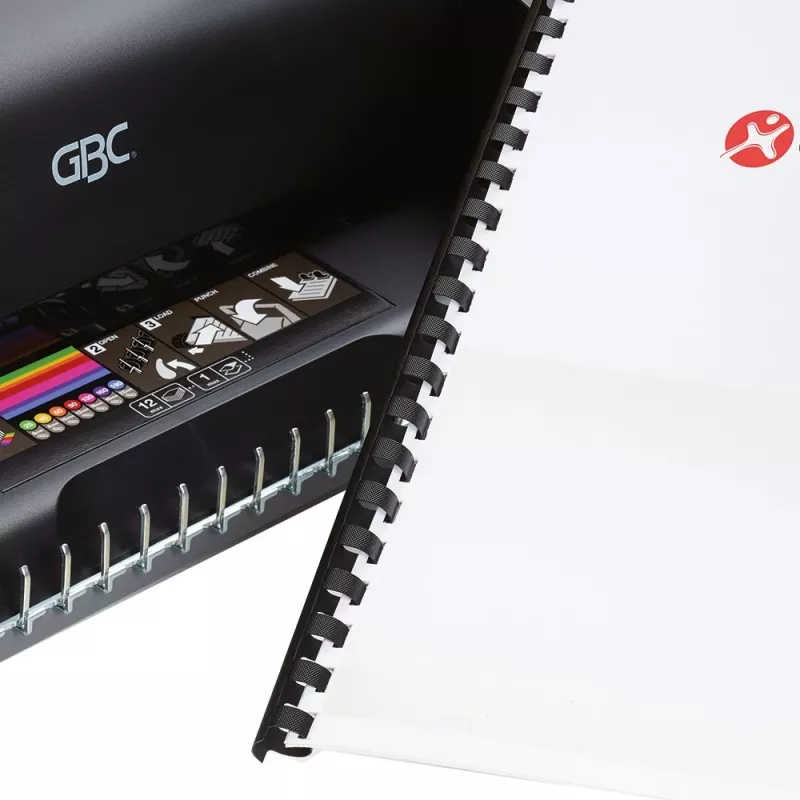 GBC Binding Machine CombBind® C110, Comb binding machine, Manual, 195 sheets, Black