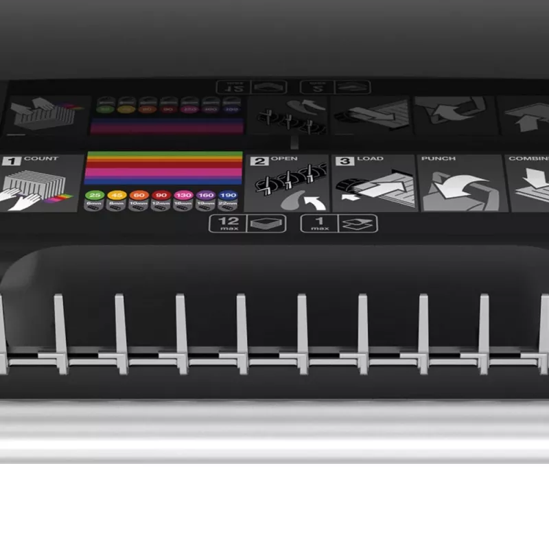 GBC Binding Machine CombBind® C110, Comb binding machine, Manual, 195 sheets, Black