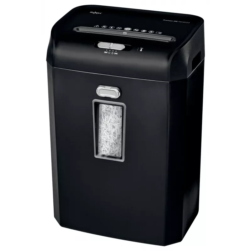 Rexel ProMax REX623 Cross Cut Paper Shredder P4, Cross shredding, 22 cm, 4 x 40 mm, 23 L, 222 sheets, 58 dB