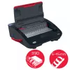 GBC CombBind® CB25E Electric Binding Machine, Comb binding machine, Electric, 390 sheets, Black, Red