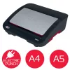 GBC CombBind® CB25E Electric Binding Machine, Comb binding machine, Electric, 390 sheets, Black, Red
