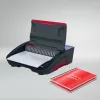 GBC CombBind® CB25E Electric Binding Machine, Comb binding machine, Electric, 390 sheets, Black, Red