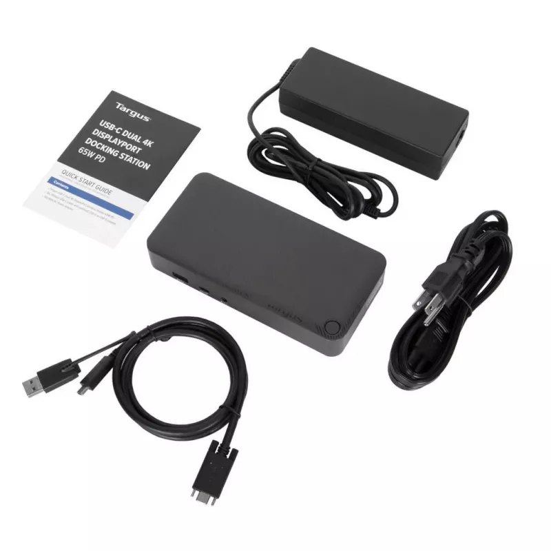 Targus DOCK315EUZ interface hub USB 3.2 Gen 1 (3.1 Gen 1) Type-A + Mini DisplayPort 1.2 Black