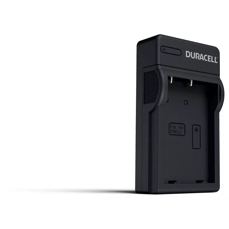 Duracell Digital Camera Battery Charger, USB, Indoor battery charger, Nikon EN-EL9, Black, 5 V, 5 V