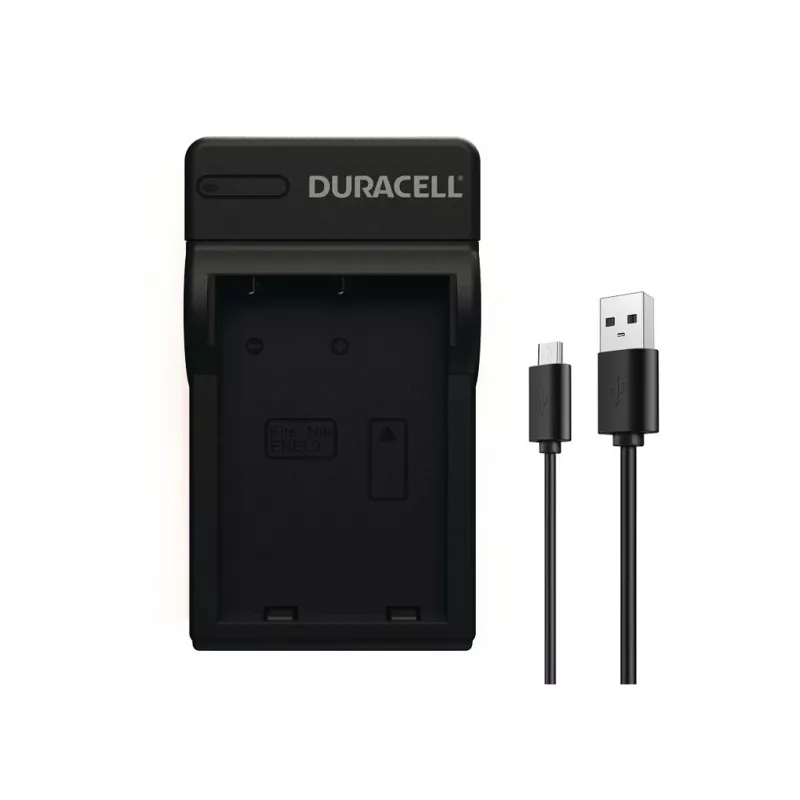 Duracell Digital Camera Battery Charger, USB, Indoor battery charger, Nikon EN-EL9, Black, 5 V, 5 V