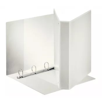 Esselte Panorama Binder FSC® A4+ 4DR/30 mm, A4+, Plastic, White, 3 cm, 3 pockets, 5 cm