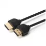 Microconnect 4K HDMI Cable Slim 1m, 1 m, HDMI Type A (Standard), HDMI Type A (Standard), 4096 x 2160 pixels, 3D, Black