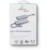 eSTUFF ES623010 interface hub USB 3.2 Gen 1 (3.1 Gen 1) Type-C 5000 Mbit/s Aluminium