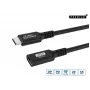 Microconnect USB3.2CC2EX USB cable USB4 Gen 2x2 2 m USB C Black