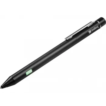 Sandberg Precision Active Stylus Pen, Mobile phone/Smartphone, Any brand, Black, Aluminium, Copper, Built-in, Lithium-Ion (Li-Ion)