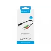 Sandberg Headset converter(mobile) PC, 2 x 3.5mm, Male, 3.5mm, Female, Black