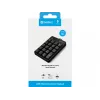 Sandberg USB Wired Numeric Keypad, USB, 19, Laptop/PC, 1.5 m, Black