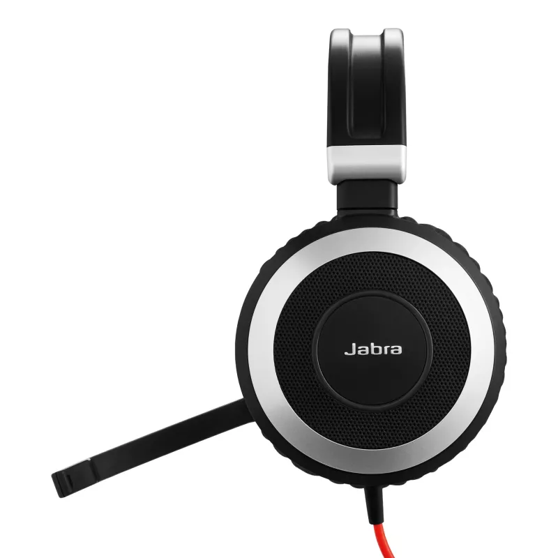 Jabra Evolve 80 MS Stereo, Wired, Office/Call center, 646 g, Headset, Black