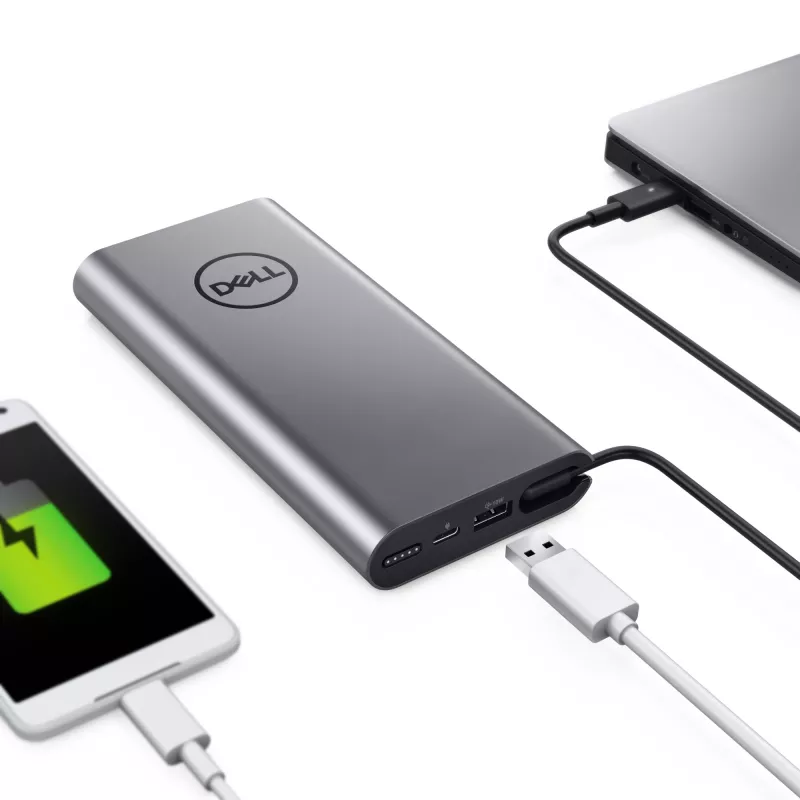 Portable power bank Dell PW7018LC Lithium‑Ion 1x USB‑A output Silver