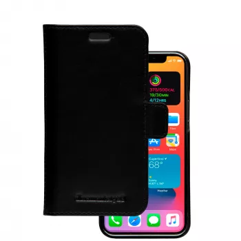 Wallet case dbramante1928 Lynge for iPhone 12 mini 5.4 inch – Black, 3 card pockets