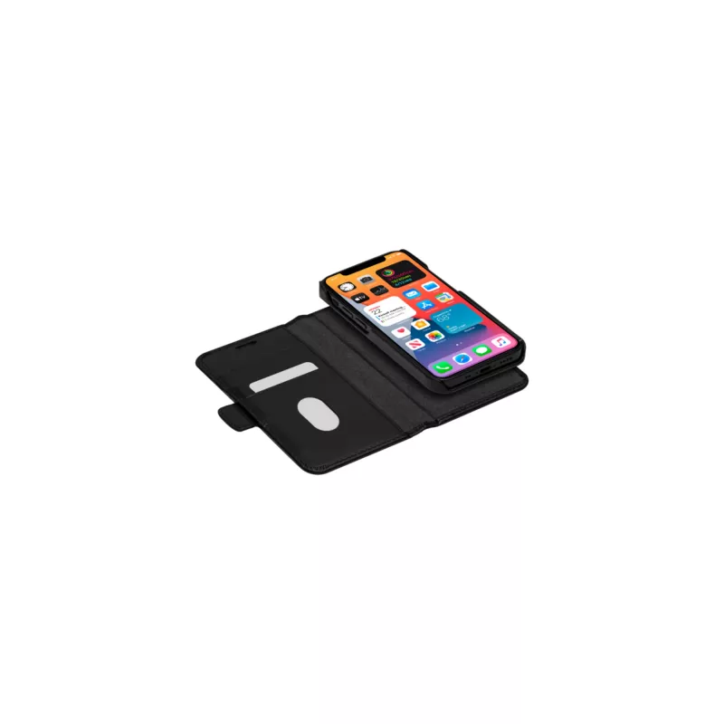 Wallet case dbramante1928 Lynge for iPhone 12 mini 5.4 inch – Black, 3 card pockets