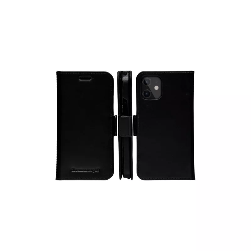 Wallet case dbramante1928 Lynge for iPhone 12 mini 5.4 inch – Black, 3 card pockets