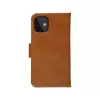Wallet case dbramante1928 Lynge for iPhone 12 mini (5.4 inch) — Tan, 3 card pockets, desktop stand