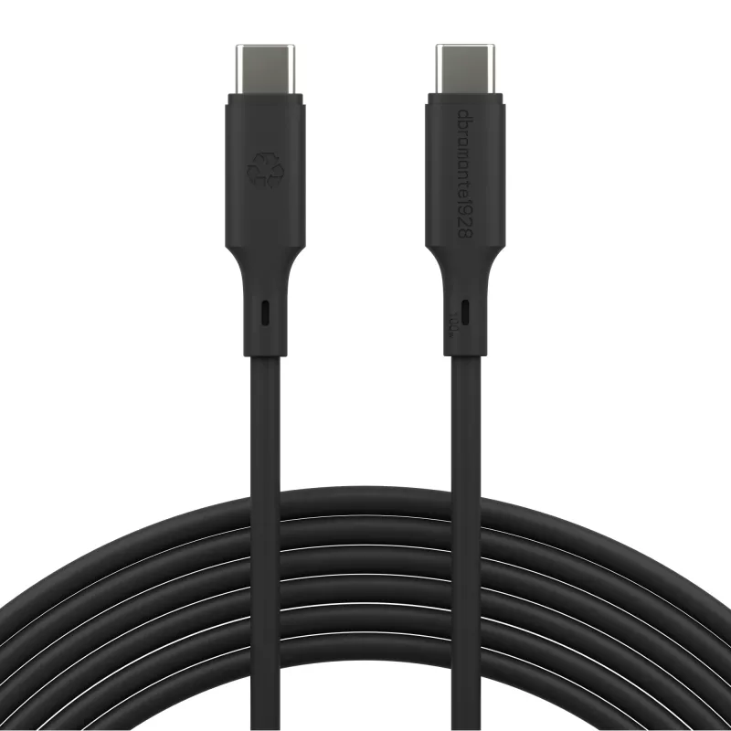 dbramante1928 Bulk - IT - Cable - 3m USB-C/USB-C 100W - BLK, 3 m, USB C, USB C, USB 2.0, 0.48 Gbit/s, Black