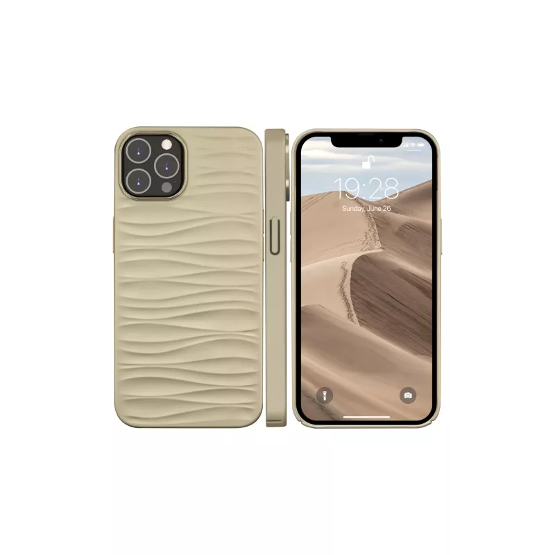 Protective cover dbramante1928 Dune for iPhone 14 Pro Max, sand, fits 6.7 inch (17 cm) screen
