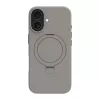 Mobile phone cover dbramante1928 Roskilde MS Kick ICON for Apple iPhone 17, monochrome grey, desktop stand