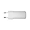 Wall Charger d bramante re-charge Pro — 2× USB-C 25W, 110–240V, White