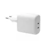 Wall Charger d bramante re-charge Pro — 2× USB-C 25W, 110–240V, White