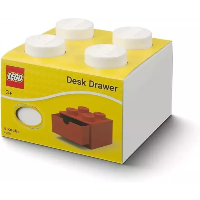 Desk drawer storage box Room Copenhagen 40201735 white — LEGO-compatible organiser