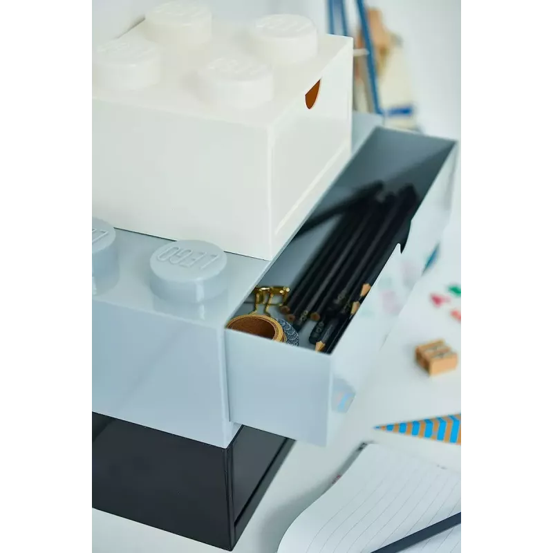 Desk drawer storage box Room Copenhagen 40201735 white — LEGO-compatible organiser
