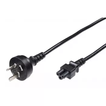 Microconnect PE150818 power cable Black 1.8 m Power plug type I C5 coupler