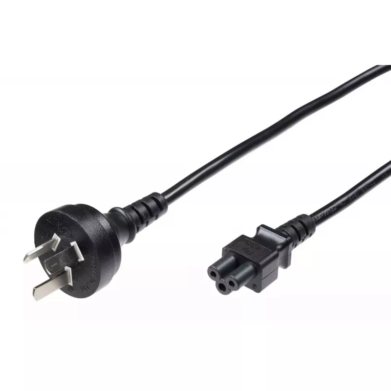 Microconnect PE150818 power cable Black 1.8 m Power plug type I C5 coupler