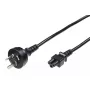 Microconnect PE150818 power cable Black 1.8 m Power plug type I C5 coupler
